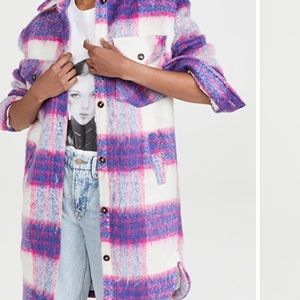 Blank NYC plaid coat